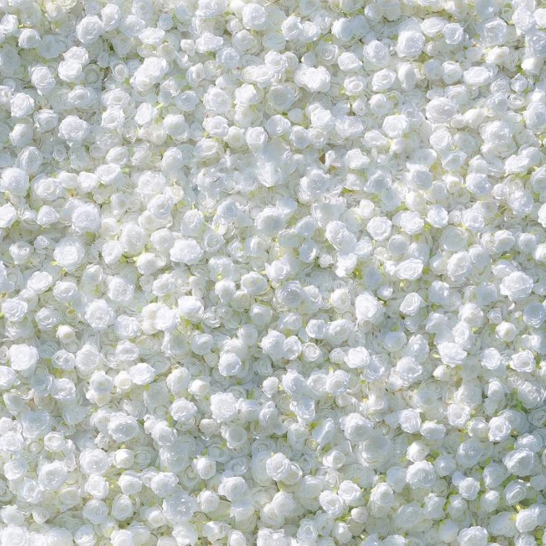 White Flower Wall Backdrop