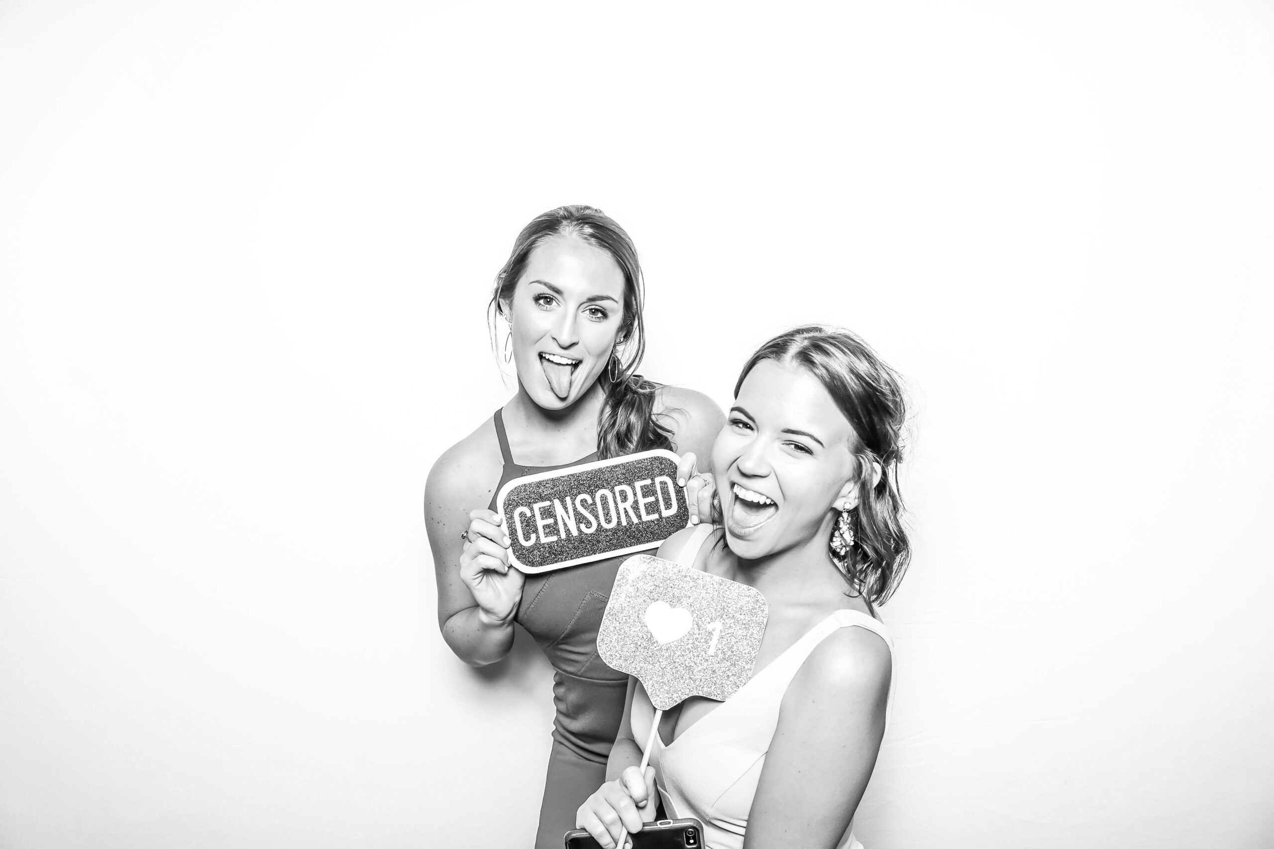 Glam Photo Booth Wedding Guests