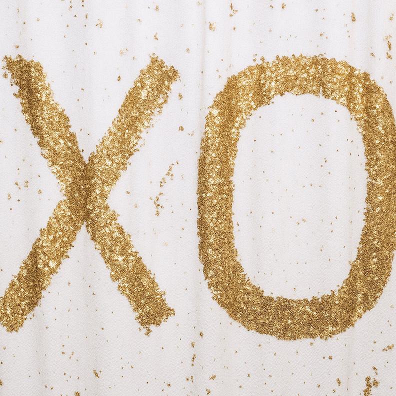 White and Gold Reversible Sequin Photo Booth Backdrop