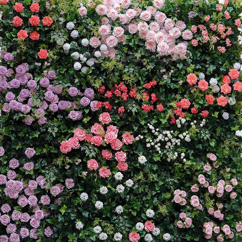 Wild Roses Flower Wall Rental Tampa